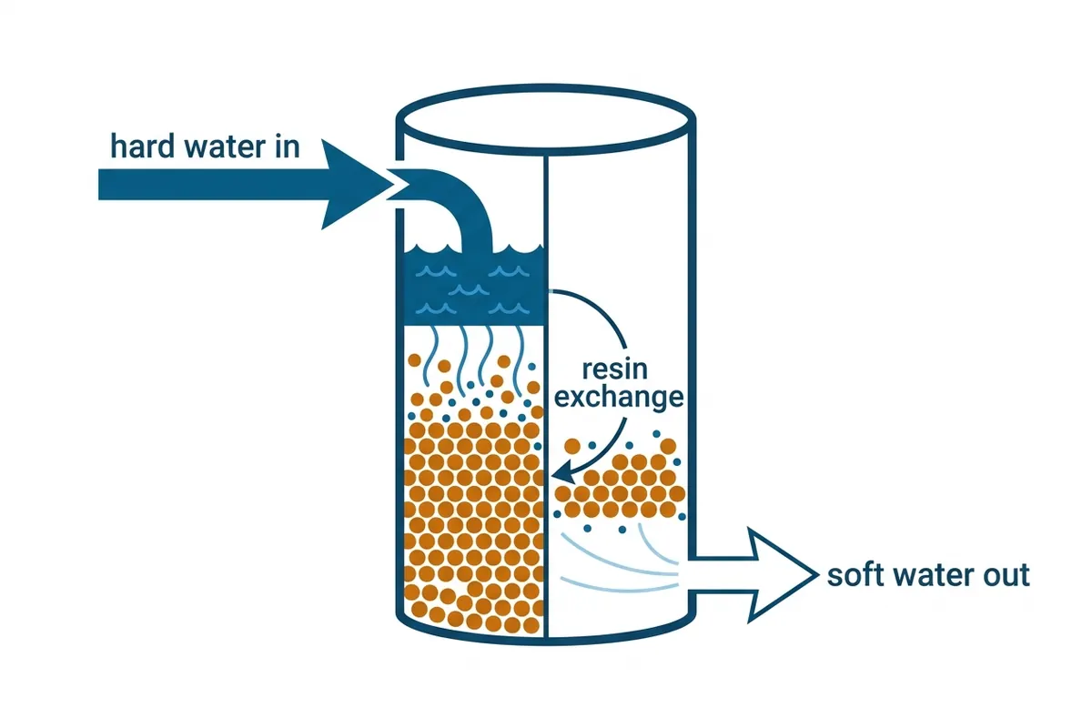 What drives water softener cost in the Las Vegas valley, diagrammed